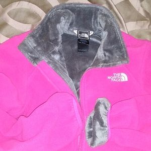 Girls 14/16 hot pink The North Face jacket